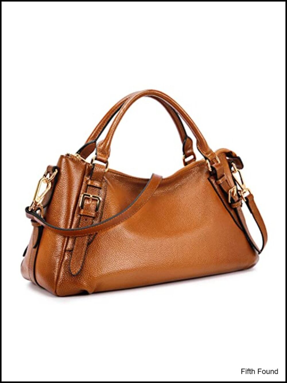 Genuine Leather Satchel Purse Top Handle Crossbody Bag